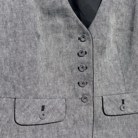 Ann Taylor Gray Vest size 12 - Picture 5 of 5